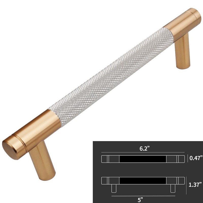 Guoharda 12 Pack 5 Inch 128 mm Bronze and Nickel