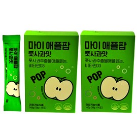Apple Phenone Diet My Apple Pop Green Apple Flavor, 28 Packets for 28 Days / 애플페논 다이어트 마이애플팝 풋사과맛 28일분 28포