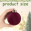 15 Bolas de Navidad de Terciopelo Adornos de Bolas de