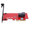 SFF-8643 to PCI-E 4X Adapter Card Converter with 1 Mini