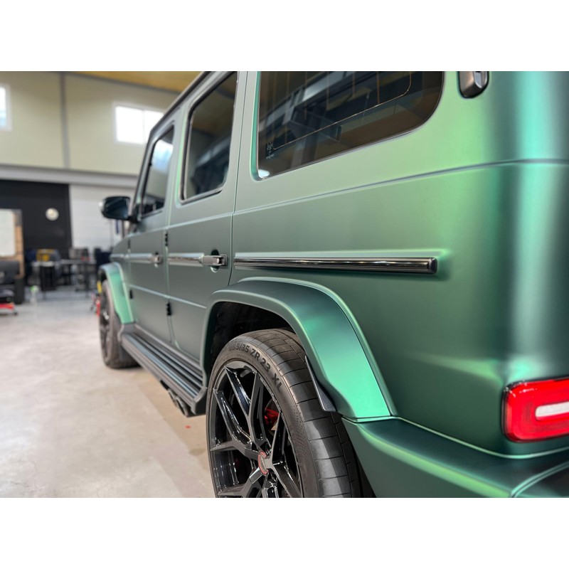 ColorFusion PPF by VViViD, Satin Chrome Stealth Green Dry Apply