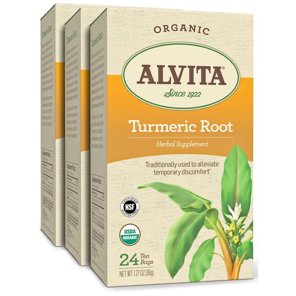 Alvita Turmeric Tea Organic 24 Bags