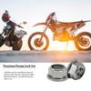 RISON Titanium Nut Titanium Flange Full Metal Lock Nut M10