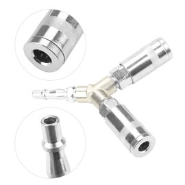 1/4" Quick Connector，Y Piece 3 Way Pneumatic Quick Fitting，Quick Fitting Pneumatic Connector，Air Pump Compressor Connector，for the connection between pneumatic devices and air hose