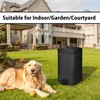 Umtiti Dog Poop Trash Can with Lid for Outdoors，3.2 Gallon