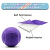 ZHUOKECE 4 pelotas de tenis precortadas para patas de muebles,