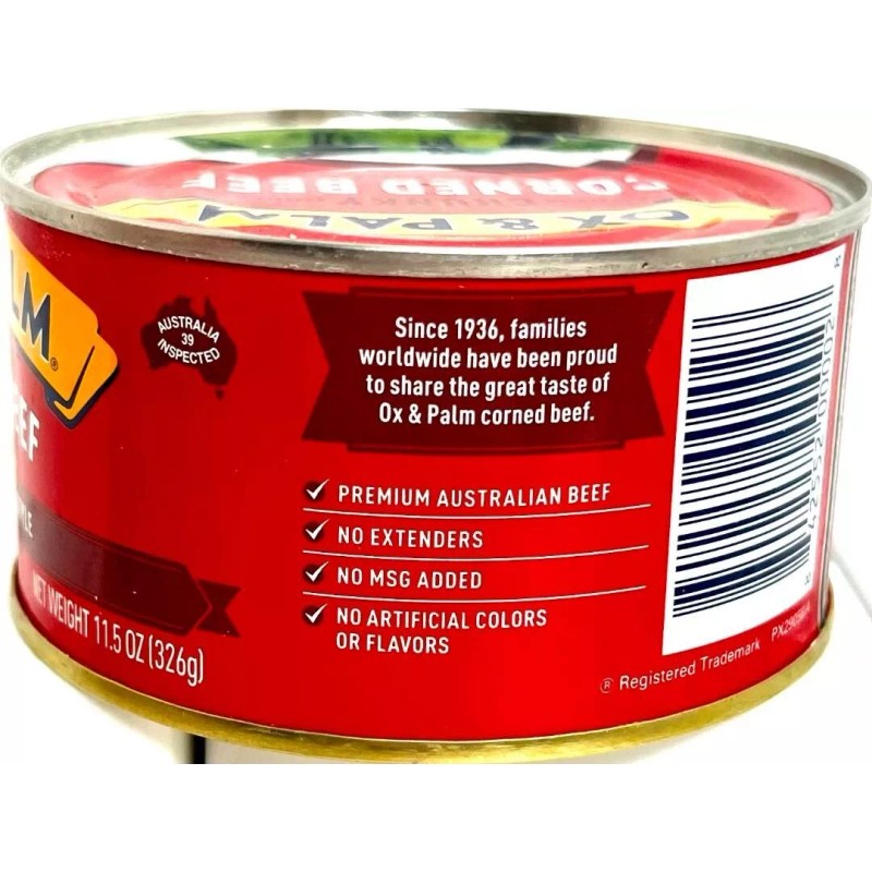 OX & Palm Corned Beef with Juices Original Chunky Style