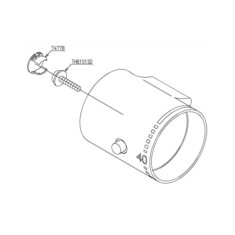 TOTO TH5D0076 Temperature Control Handle