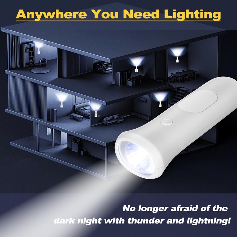 ROSSEX 4 in 1 Emergency Lights for Home Power Failure,