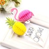 CYIOU 50 Pcs 3D Flamingo Pineapple Cocktail Stick Decorations Wooden
