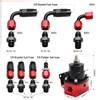WENJTP EFI Fuel Pressure Regulator Kit with 0-100psi Pressure Gauge