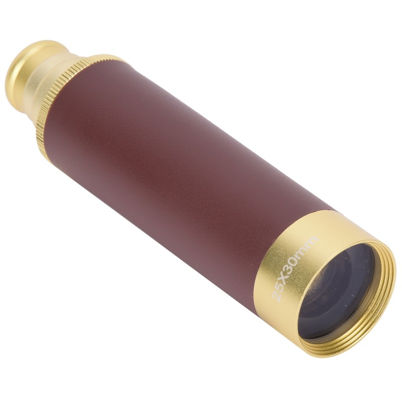 25X30 Pure Copper Vintage High Definition Magnification Telescopic Monocular Telescope