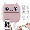 Portable Mini Printer, Portable Photo Printer with Print Paper, Bluetooth-compatible