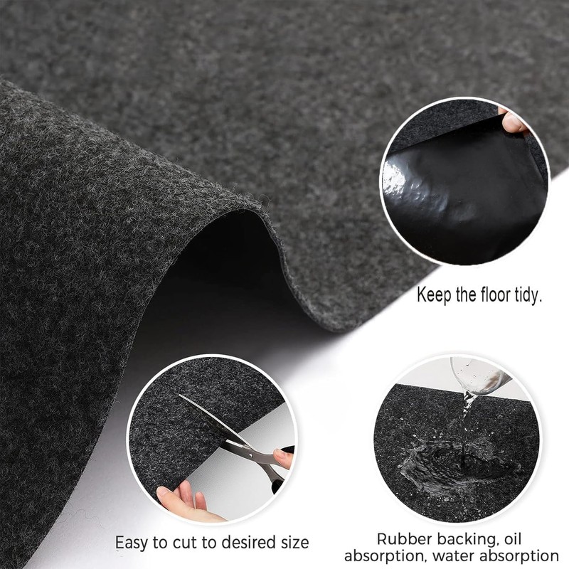 Oil Spill Mat, Garage Floor Mat for Under Car, Absorbent