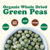 Food to Live Organic Whole Dried Green Peas, 10 Pounds
