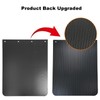 ASTAMOTOR 24"x30" Black Polymer Mud Flaps and 24"x3" Mud Flap