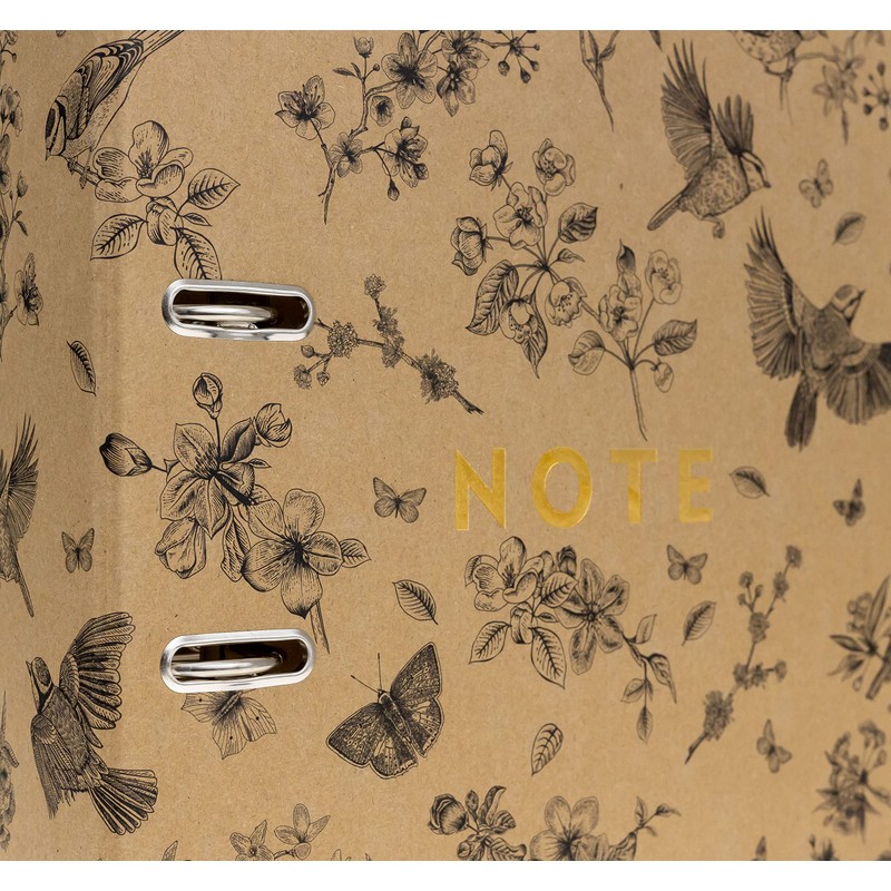 Interdruk Lever Arch File A4 75 mm - Natural Brown