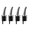 Westmark 4 Spirit/Oil Pourers for Bottles, Extra Short, with Trachea,