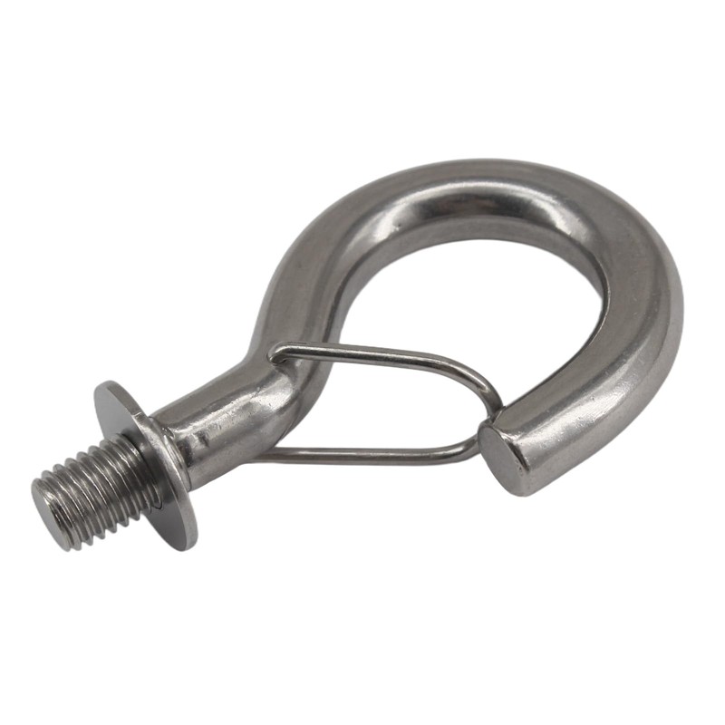 Zerniple (6 Pieces) M6 Hanging Hook 304 Stainless Steel Screw
