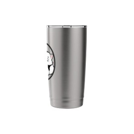 Dire Wolf Pups Cuteness Overload Back To Life White Fur Fun Stainless Steel Insulated Tumbler