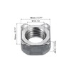 QUARKZMAN Welding Nuts M12-1.25 Square UNC Machine Screw Carbon Steel
