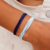 Pura Vida Solid Original Ice Blue Bracelet
