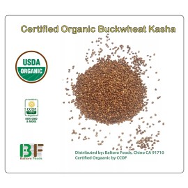 BALTORO FOODS Certified Organic Buckwheat Roasted Kasha Non-GMO, Vegan, Bulk. Baltoro Foods - 5lb