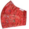 CINNEA® Red Blossom Adjustable Face Mask Community Mask with 2