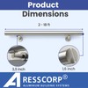 6FT Aluminum Handrail Kit for Indoor/Outdoor Stairs (2–18 FT Available)