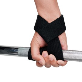 Sunny Health & Fitness Lifting Straps with Neoprene Padding, 2000lb (900kg) Weight Capacity Heavy Duty Workout Wrist Straps for Weightlifting and Crossfit Training (Pair), Black