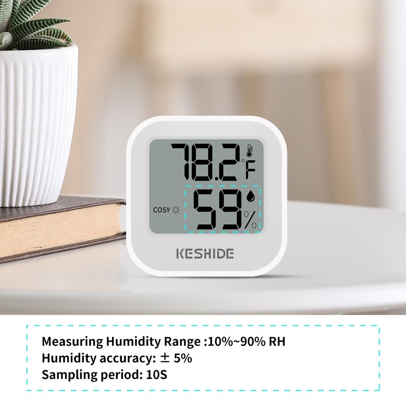 Digital Hygrometer Thermometer for Room Temperature Humidity Meter Indoor Thermometer