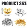 SYEYCW Pack of 100 Earring Clasps, Hypoallergenic Girls Earring Backs,