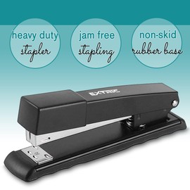 Stapler – Staplers for Desk, Black Stapler Heavy Duty 9 Pack, Staplers 25 Sheet Capacity for Office and Home