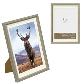 Hakuba Chululu FCHL-P01LBE P01 Picture / Photo Frame, Fits 6.9 x 9.8 / 8.3 x 11.7 / 8.7 x 12.1 inch (B5 / A4 /Document Sleeve) Size Photos, Beige