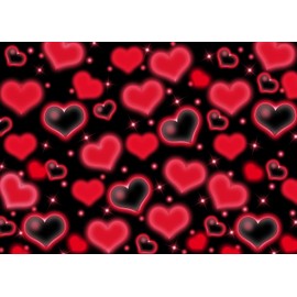 CapiSco 7x5FT Red Heart Photo Backdrop Early 2000s 90s Birthday Homies Party Banner Decorations Valentine's Day Glitter Heart 18th 30th Women Men Happy Birthday Background for Photoshoot SCO478A