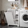 SoBuy Tilt Out Laundry Cabinet, Floor Standing Storage Cupboard with