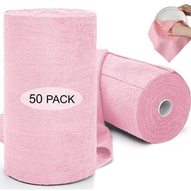 Paquete de 50 Rollo de Toallas de Microfibra, Rollo Microfibra 30 x 30 cm, Ultraabsorbentes, Paño de Limpieza de Reutilizables para El Hogar, Cocina, Coches