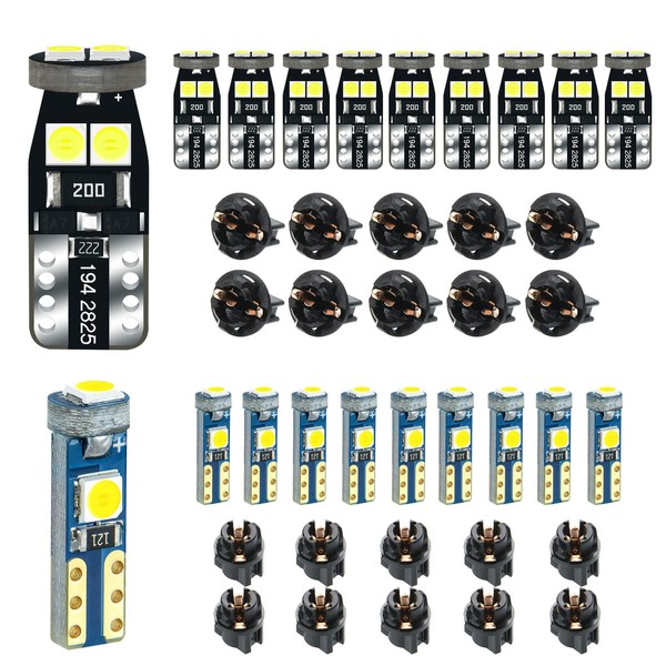 DODOFUN 12V White T5 37 74 73 2723 2721 T10