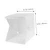 KICHOUSE Portable Photo Studio Box 20cm Led Light Box Mini