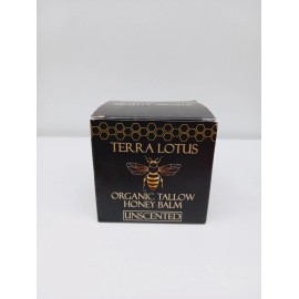 Terra Lotus Organic Grass-Fed Beef Tallow Balm with Raw Honey 2oz Unscented