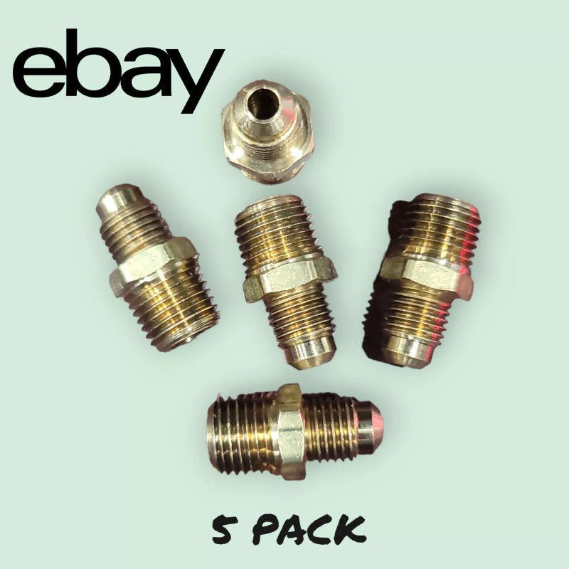 Acugauge® 5x Backflow Quick Test Cock Adapters Brass 1/4" in.