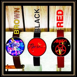 RUSH ATHEMTHREE COLOR LEATHER BRACELETS