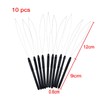JZK 10 Pcs Hair extension loop needle threader, hair weave