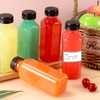 Yoosso 10 Pack 13.6oz/400ml Plastic Juice Bottles with Tamper Seal