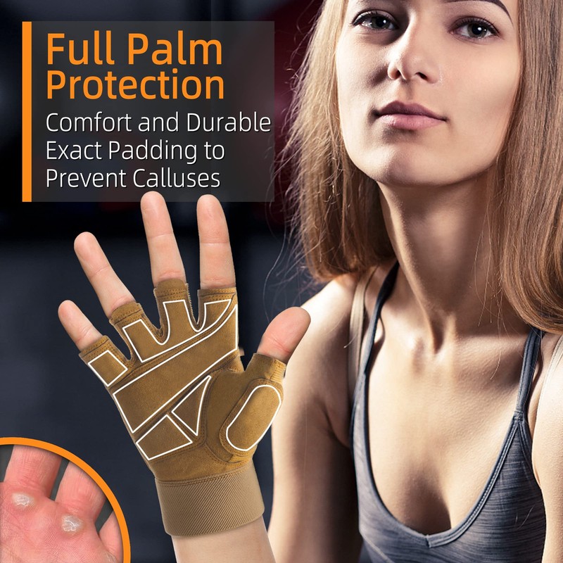Weight Lifting Gloves, Breathable Gym Gloves for Women & Men,