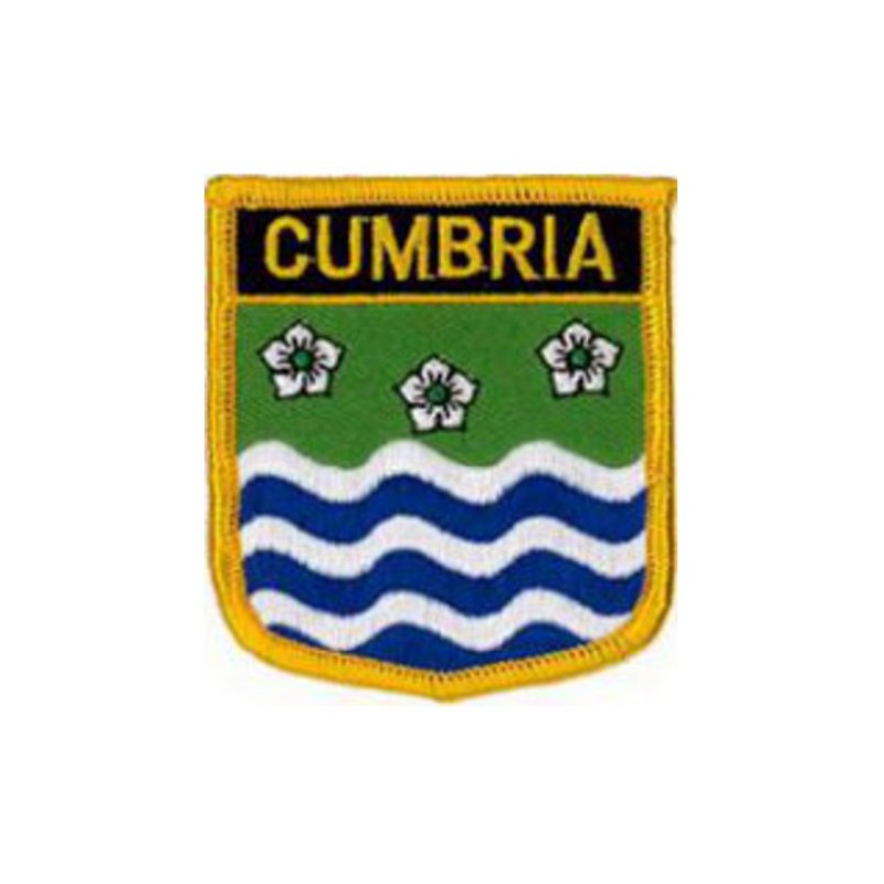 Klicnow Cumbria County Embroidered Patch 6CM X 7CM (2 1/2"
