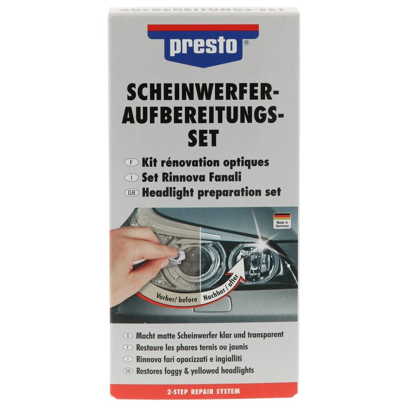 Presto 365171 headlight preparation