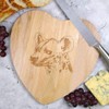 'Hyena Side View' Wooden Heart Shaped Chopping/Cutting Board (WB00085260)
