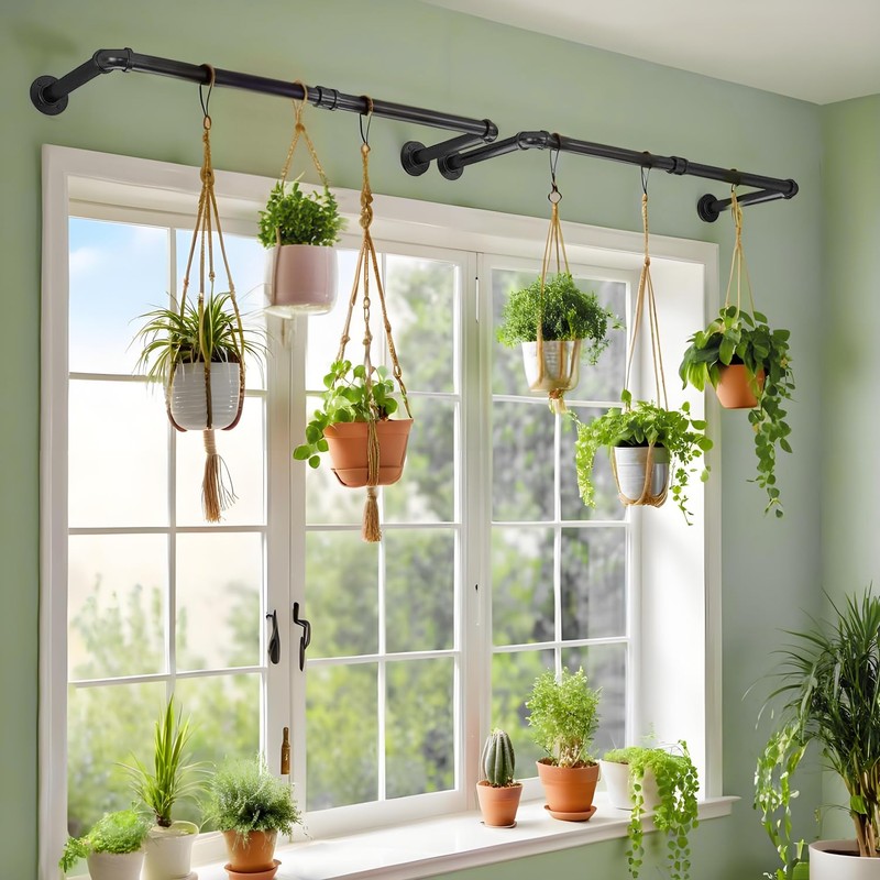 Wall Mounted Clothes Rack 36in, Industrial Pipe Wall Mount Clothing