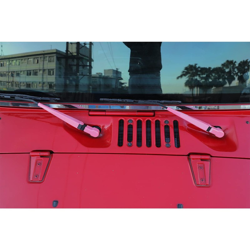 Kowsoo ABS Front&Rear Window Windshield Wiper Blades Trim Kit Cover